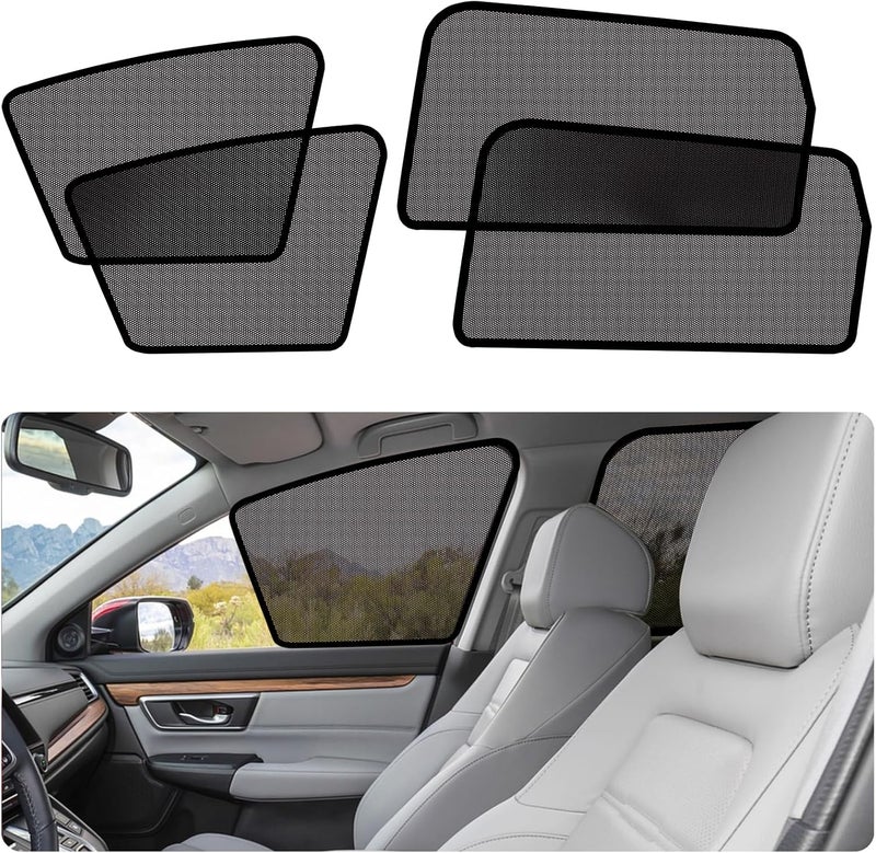 KOCZIL 2017-2022 CRV Window Shades -Car Window Shade for Baby and Driver, Breathable Mesh Car Privacy Curtains for Side Windows, UV Protection and Heat Insulation for Road Trips, Napping - Image 1